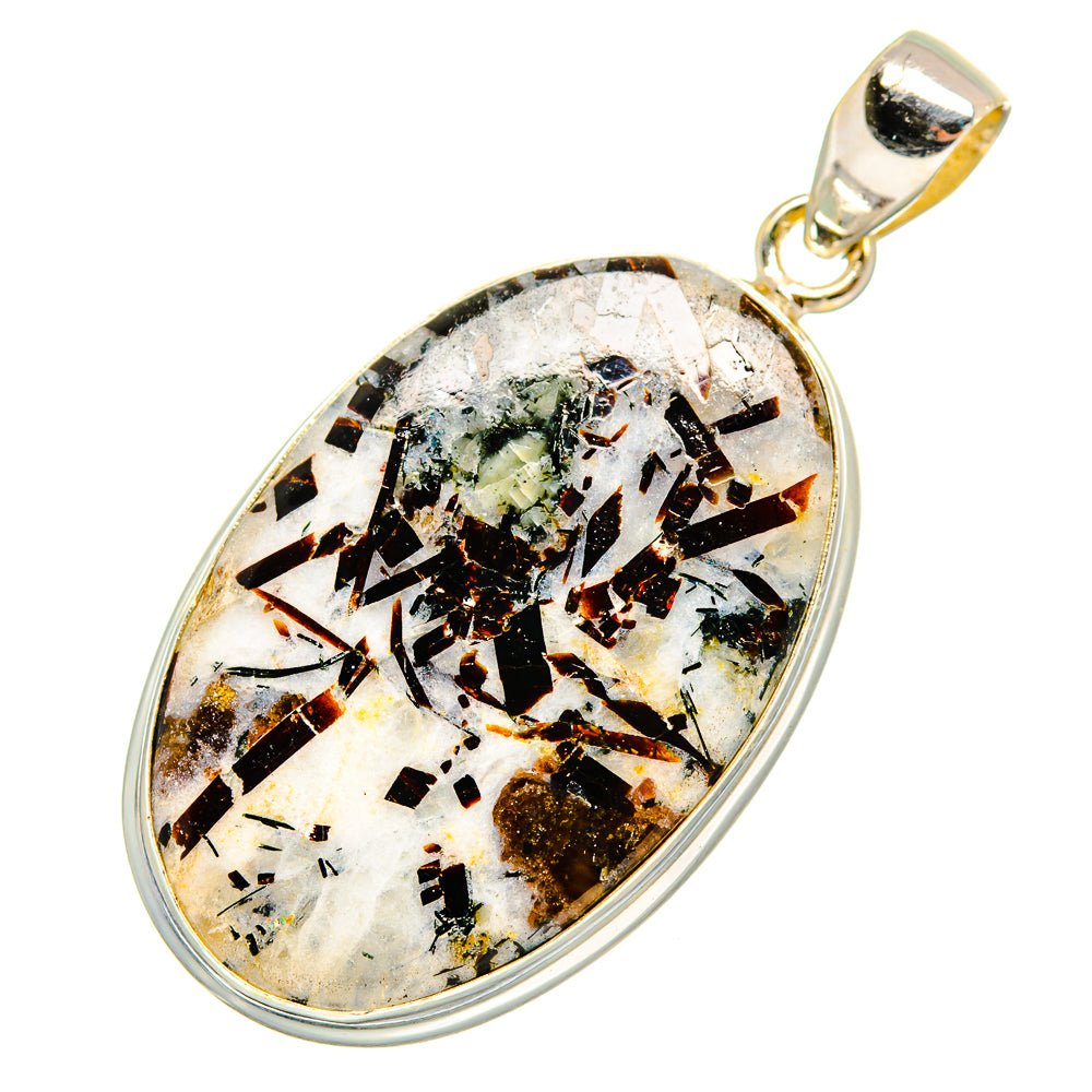 Astrophyllite Pendants handcrafted by Anasilvercos - PD10033