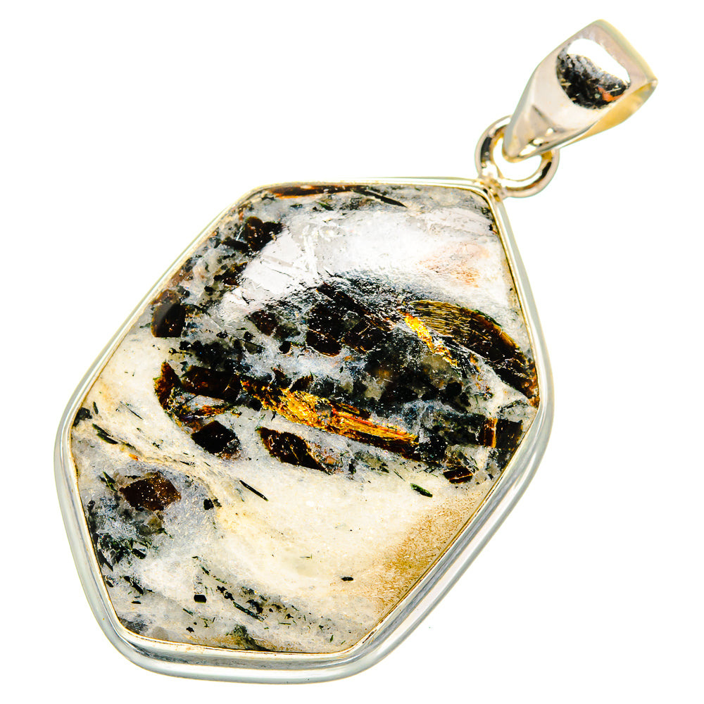 Astrophyllite Pendants handcrafted by Anasilvercos - PD10035