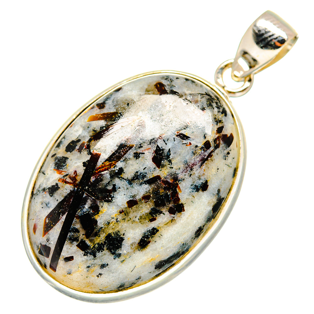 Astrophyllite Pendants handcrafted by Anasilvercos - PD10036