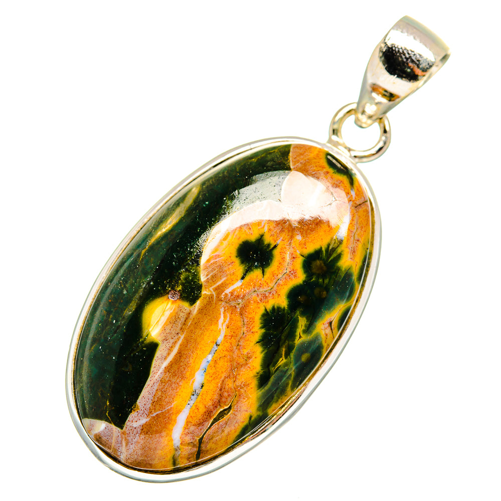 Ocean Jasper Pendants handcrafted by Anasilvercos - PD10042