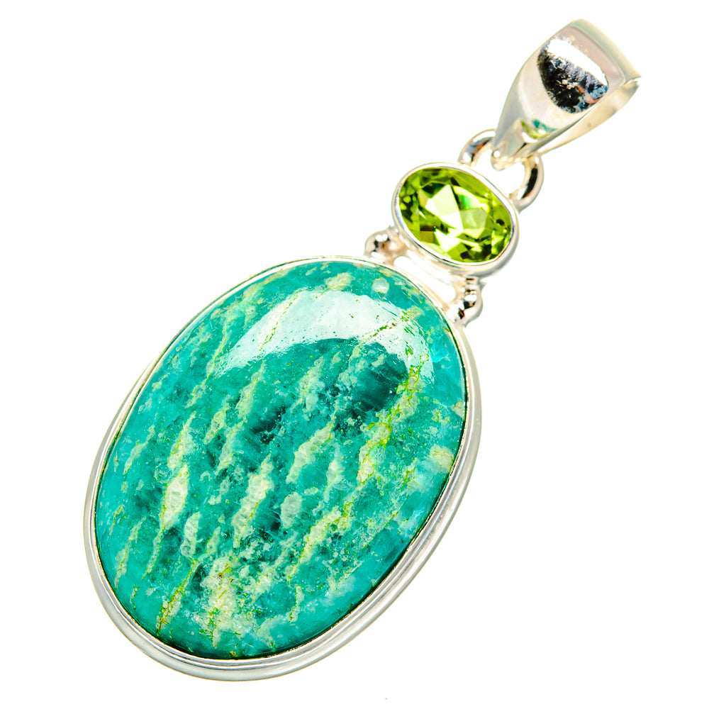 Amazonite Pendants handcrafted by Anasilvercos - PD10077