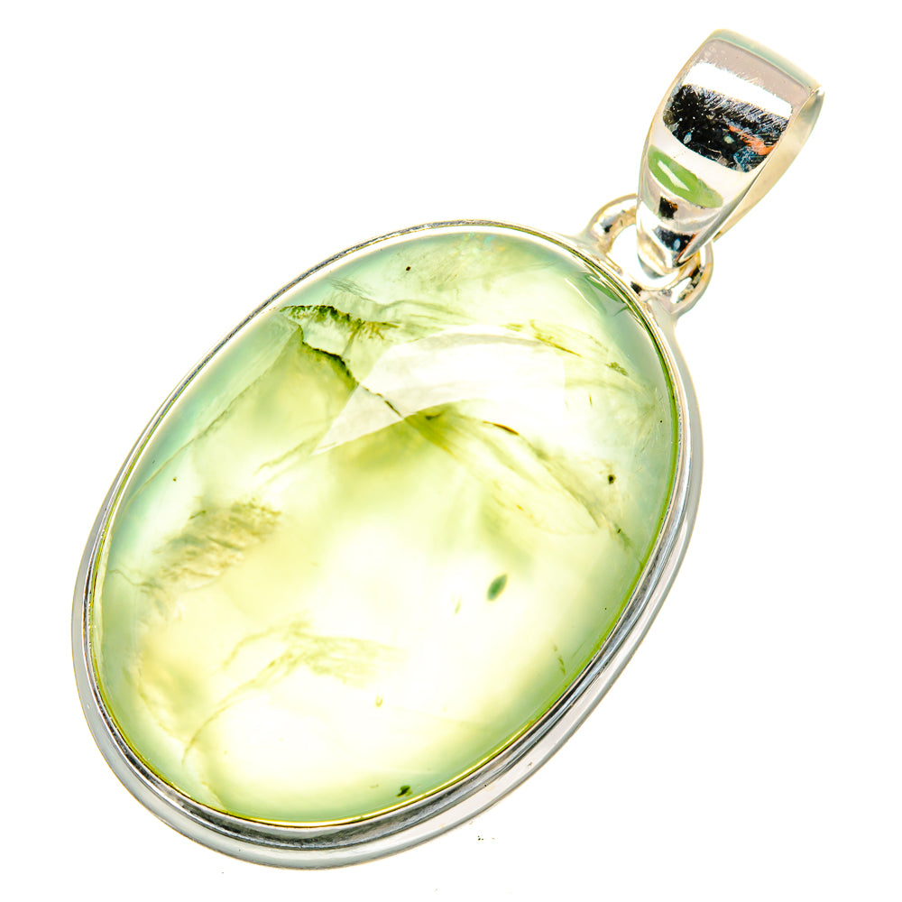 Prehnite Pendants handcrafted by Anasilvercos - PD10078