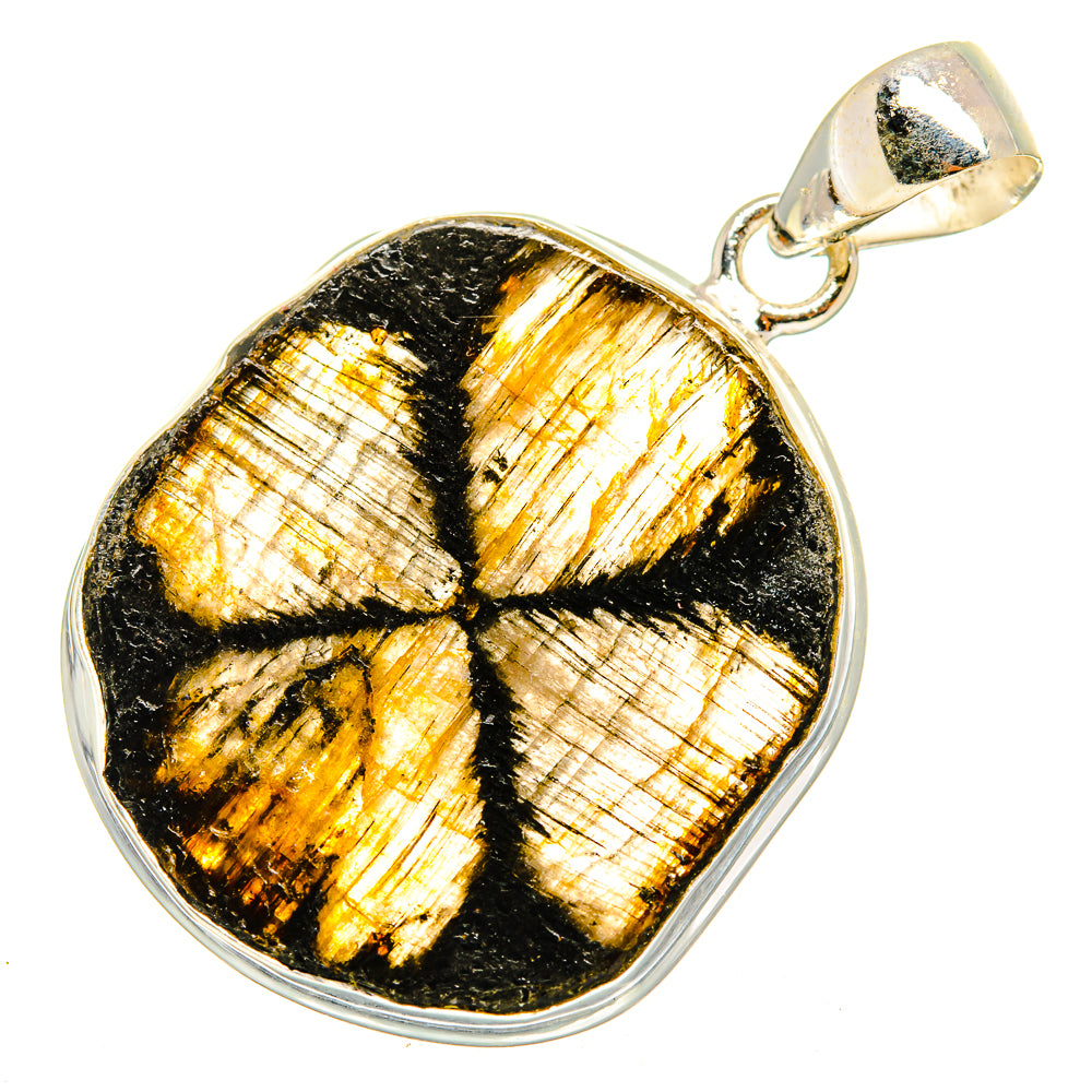 Chiastolite Pendants handcrafted by Anasilvercos - PD10090