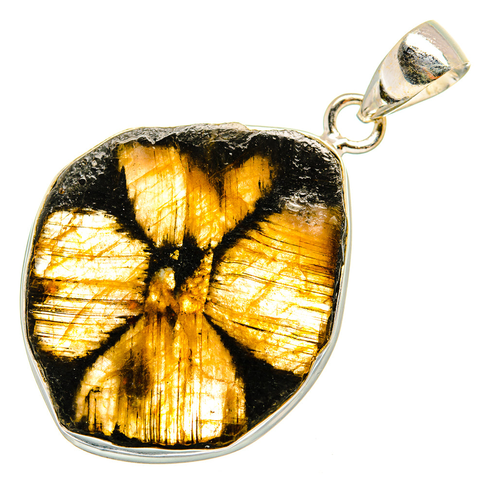 Chiastolite Pendants handcrafted by Anasilvercos - PD10094