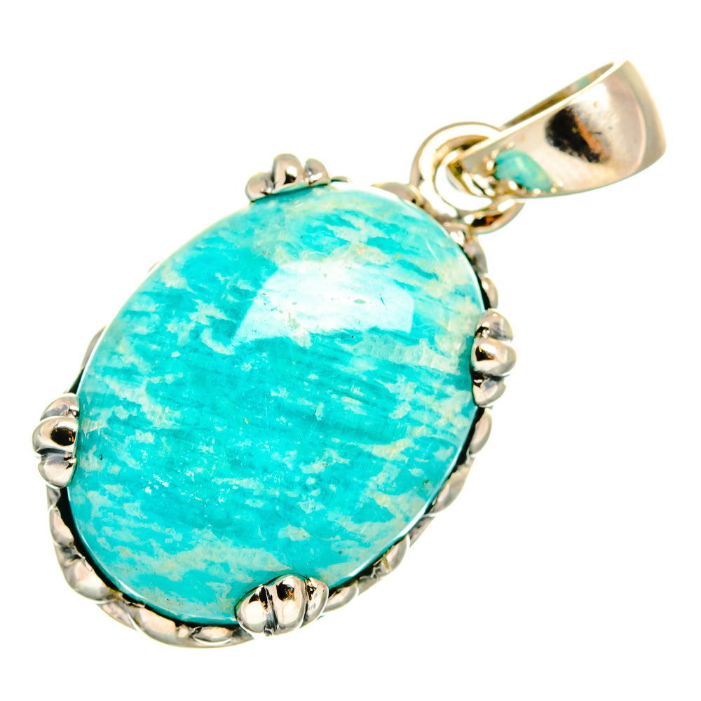 Amazonite Pendants handcrafted by Anasilvercos - PD10097