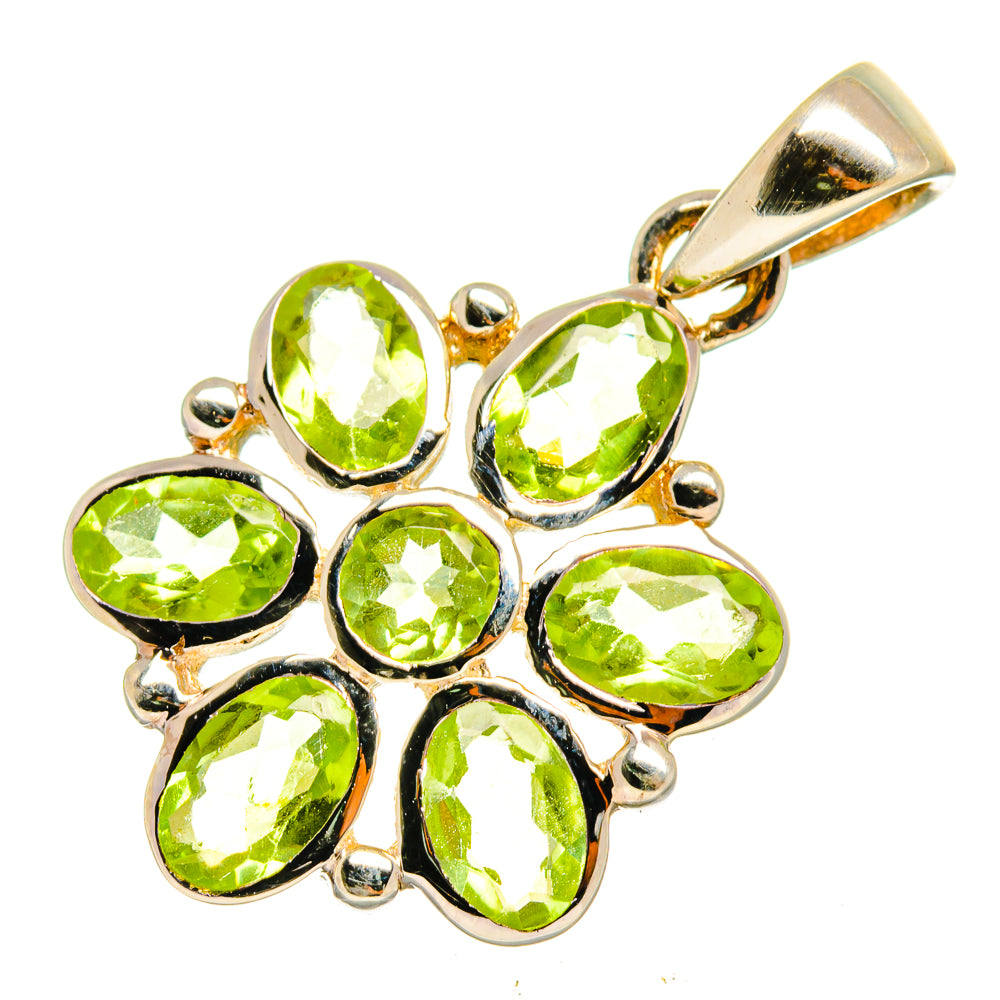 Peridot Pendants handcrafted by Anasilvercos - PD10110