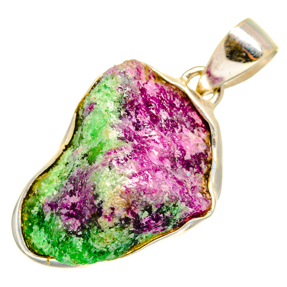 Ruby Zoisite Pendants handcrafted by Anasilvercos - PD10112