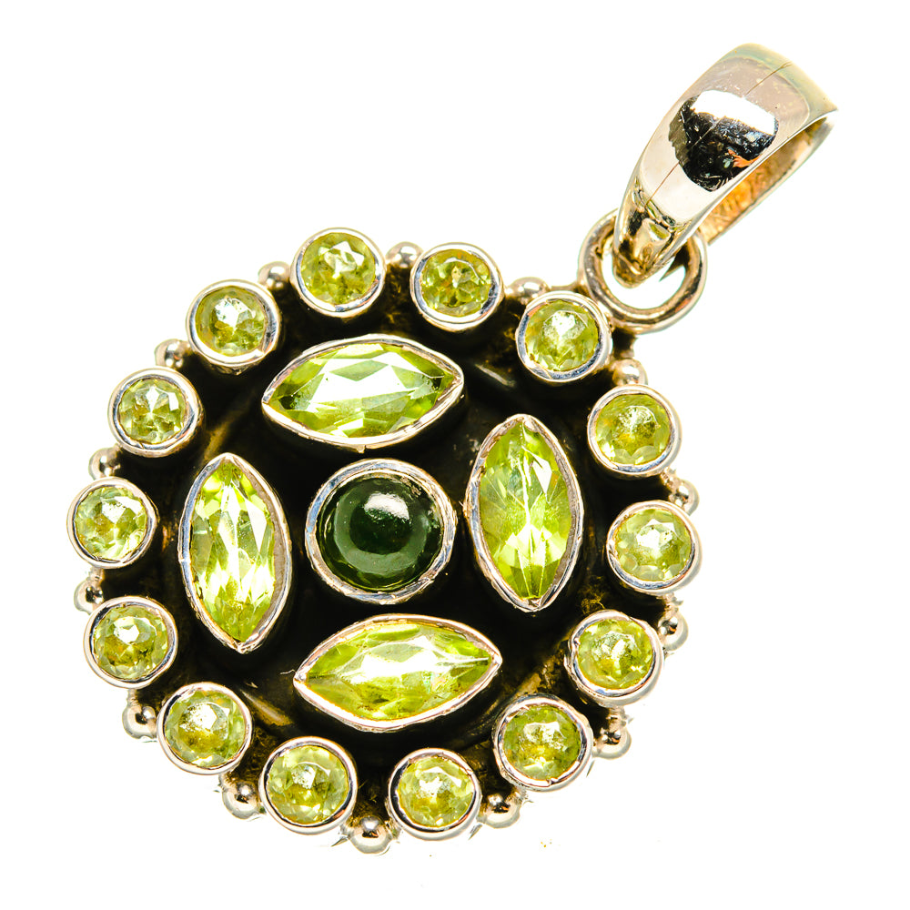 Peridot Pendants handcrafted by Anasilvercos - PD10113