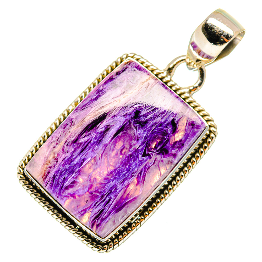 Charoite Pendants handcrafted by Anasilvercos - PD10125