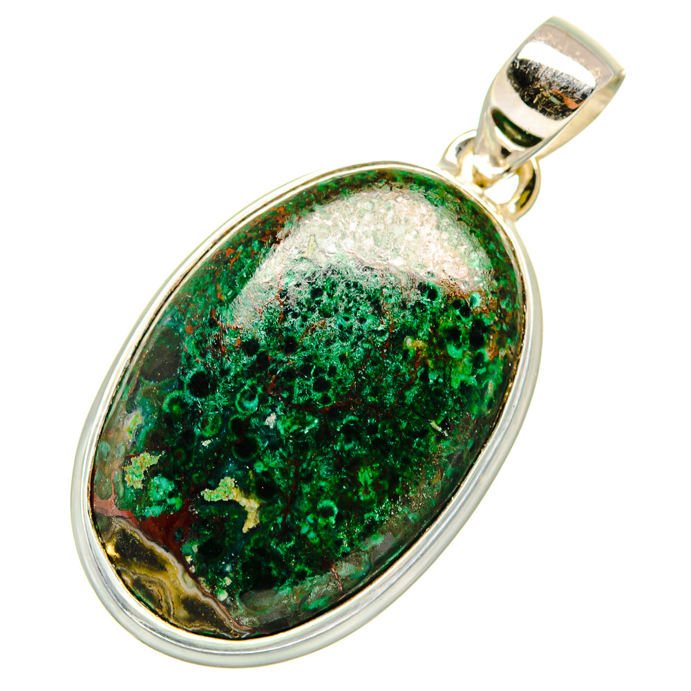 Chrysocolla Pendants handcrafted by Anasilvercos - PD10131