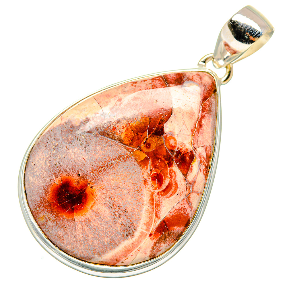 Poppy Jasper Pendants handcrafted by Anasilvercos - PD10137