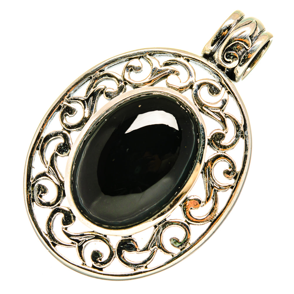 Black Onyx Pendants handcrafted by Anasilvercos - PD10149