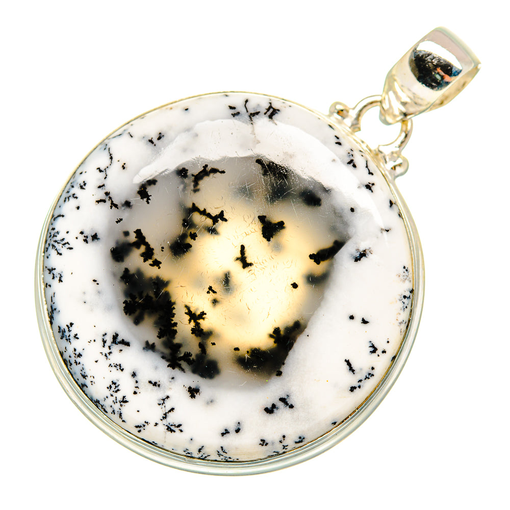 Dendritic Opal Pendants handcrafted by Anasilvercos - PD10151