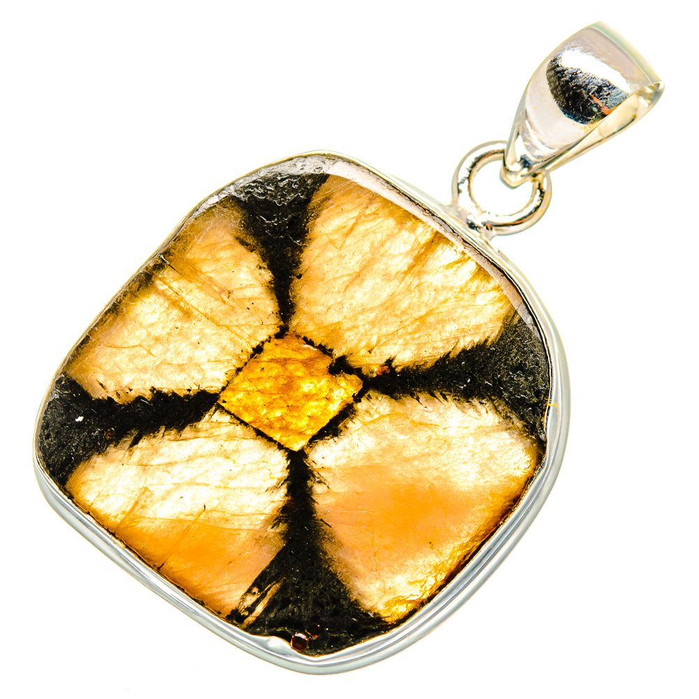 Chiastolite Pendants handcrafted by Anasilvercos - PD10157