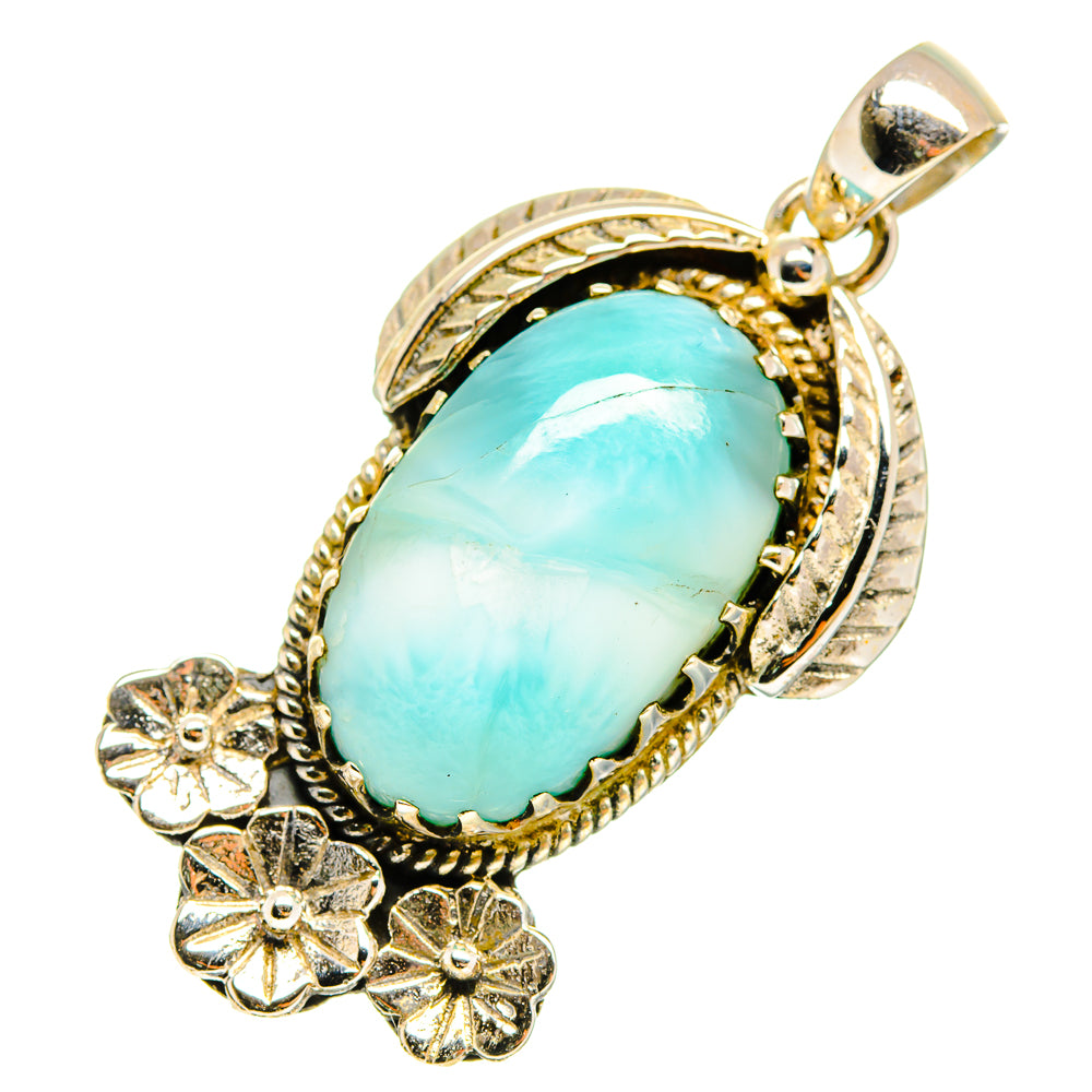 Larimar Pendants handcrafted by Anasilvercos - PD10159
