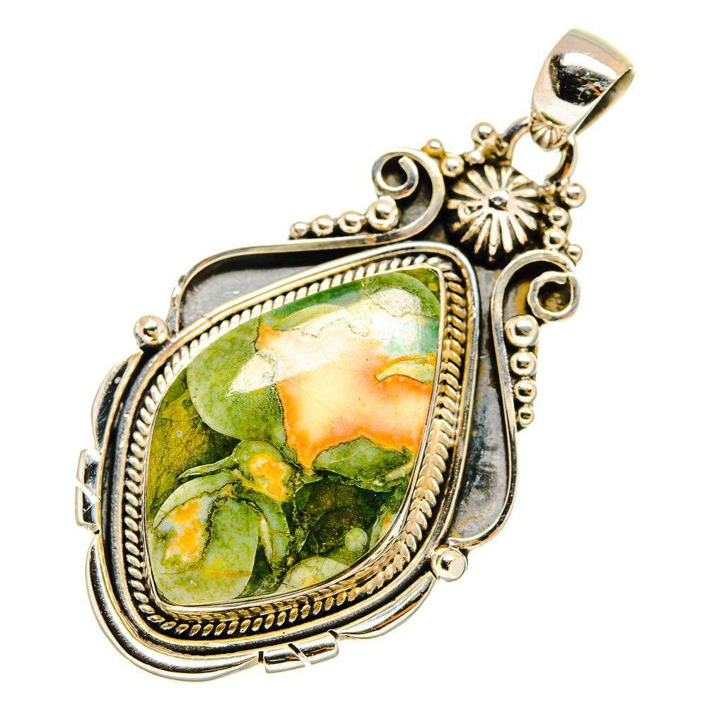 Rainforest Opal Pendants handcrafted by Anasilvercos - PD10166