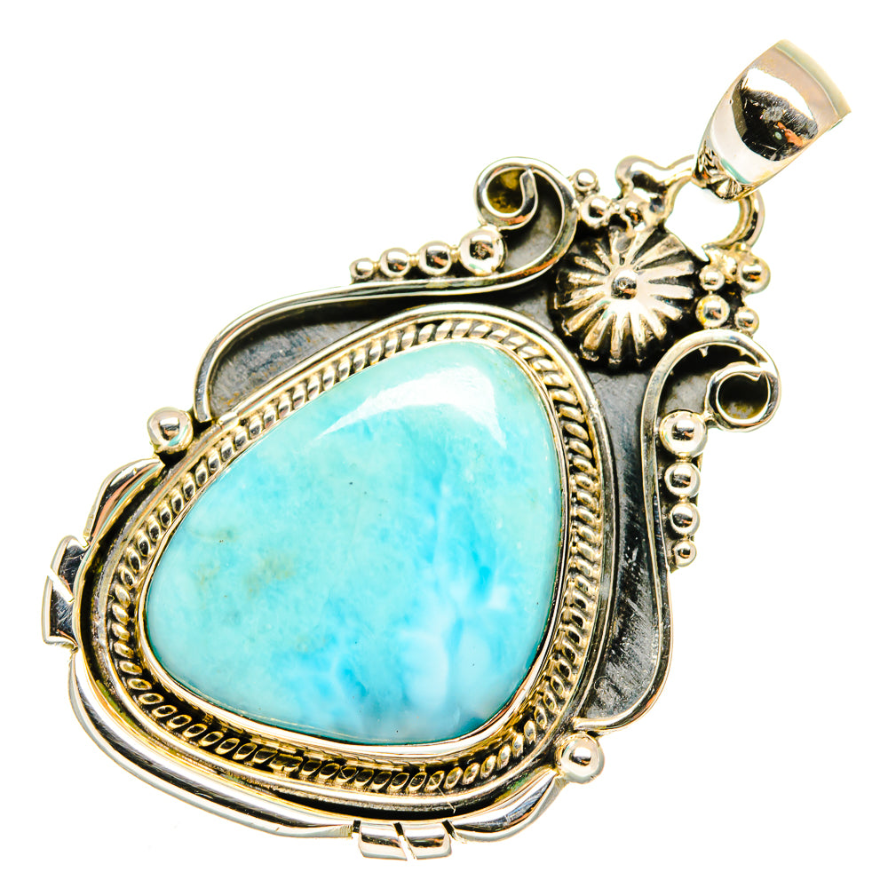 Larimar Pendants handcrafted by Anasilvercos - PD10170