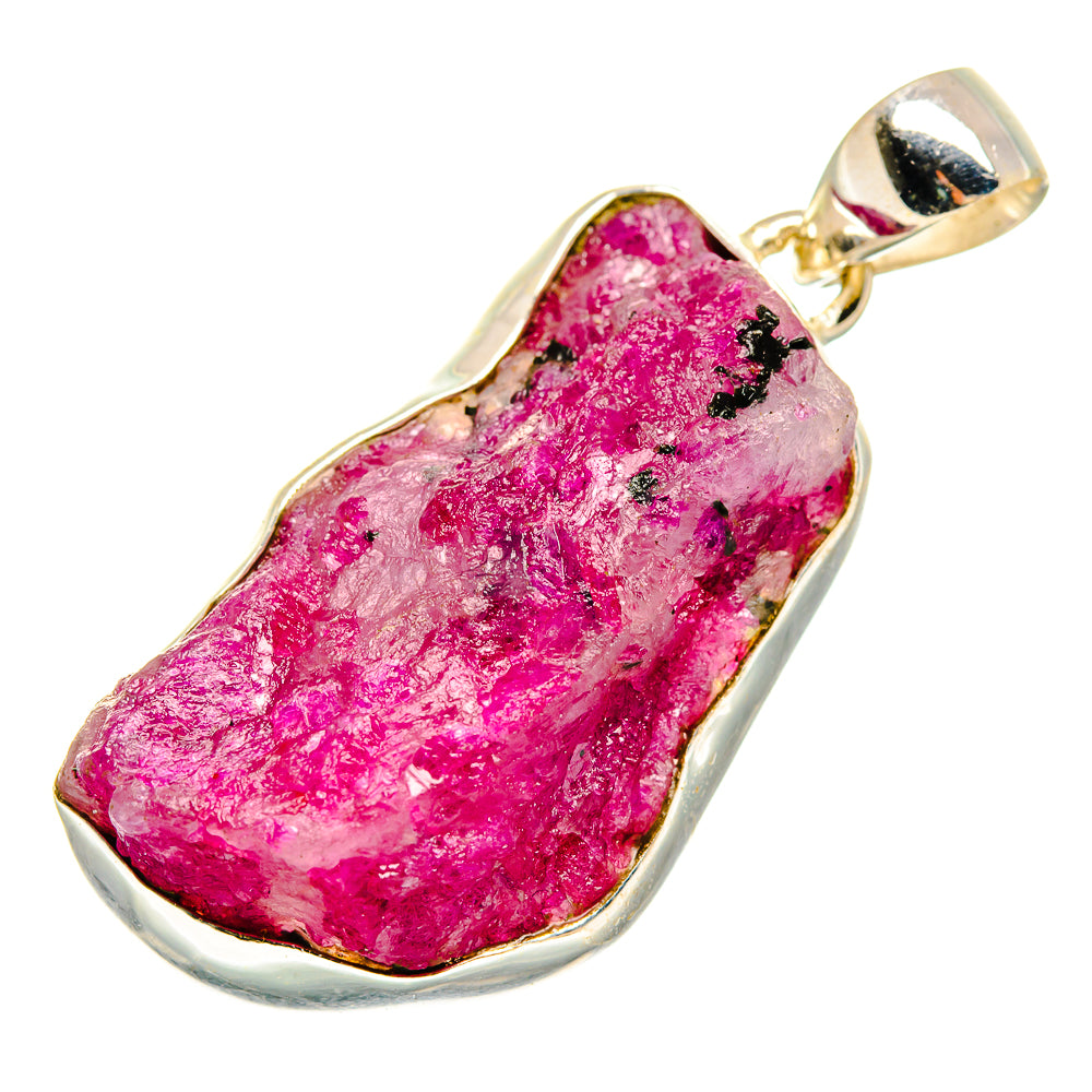 Ruby Fuchsite Pendants handcrafted by Anasilvercos - PD10189