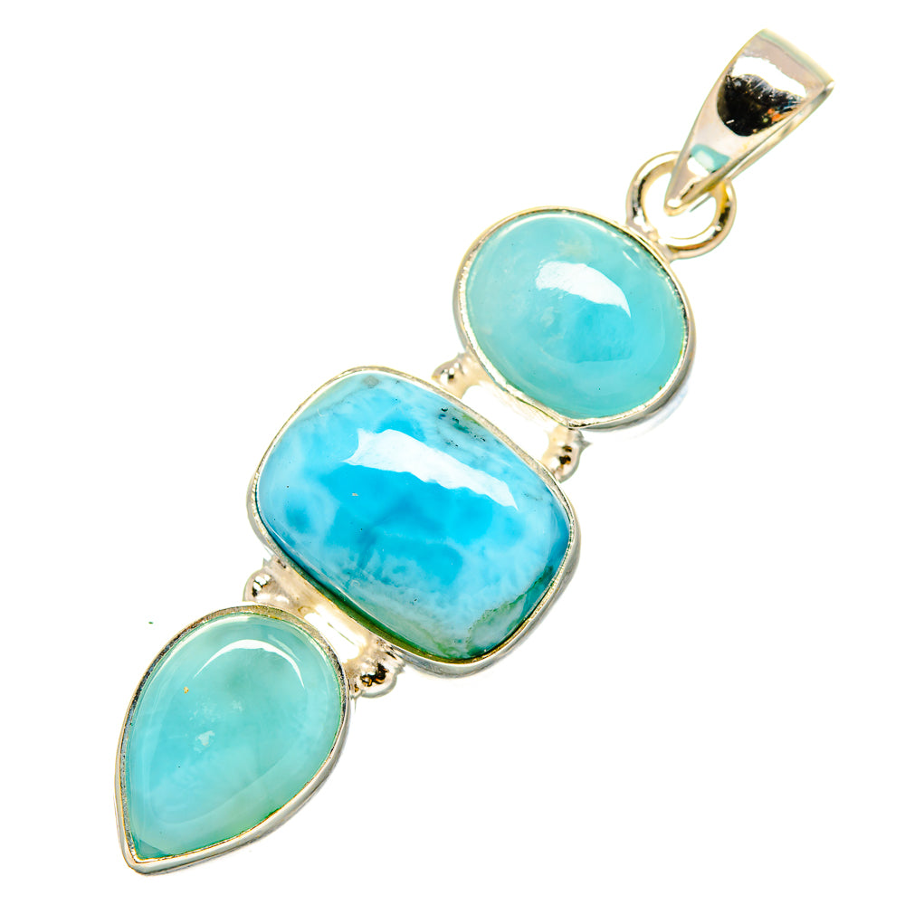 Larimar Pendants handcrafted by Anasilvercos - PD10230