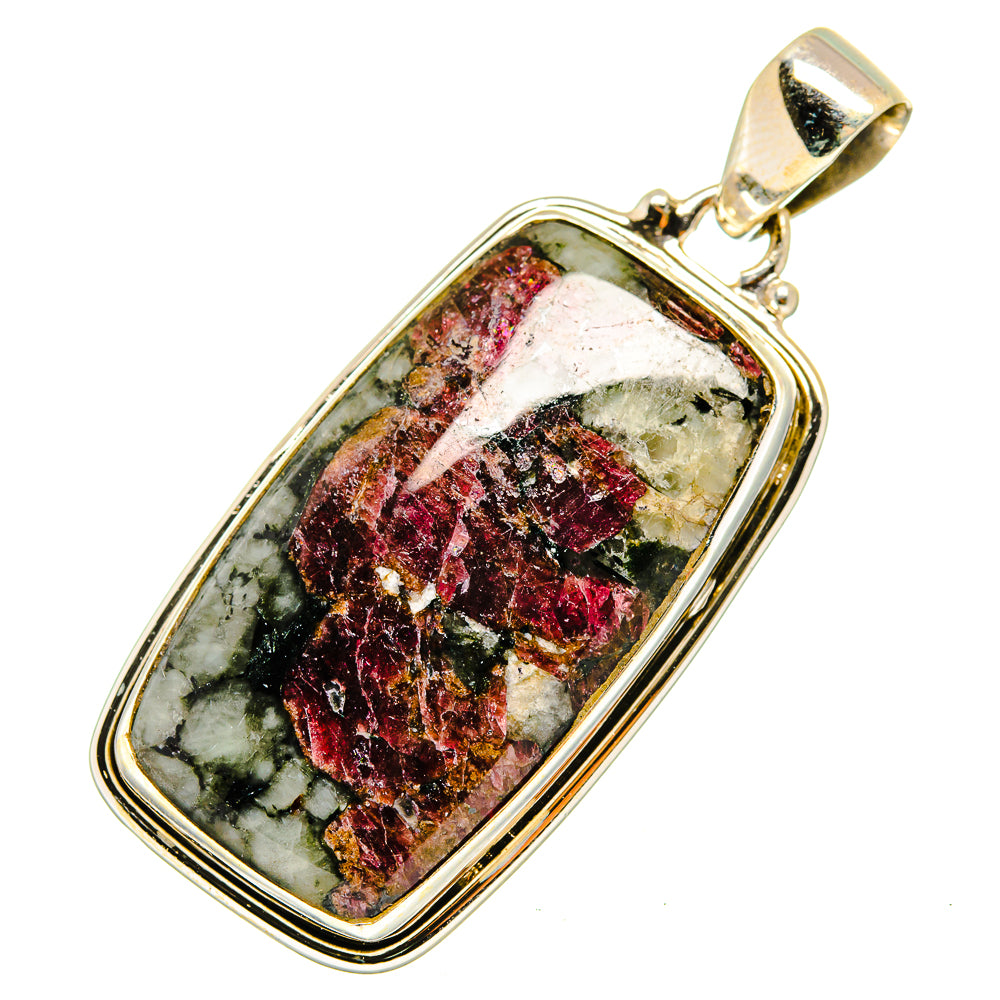Russian Eudialyte Pendants handcrafted by Anasilvercos - PD10239