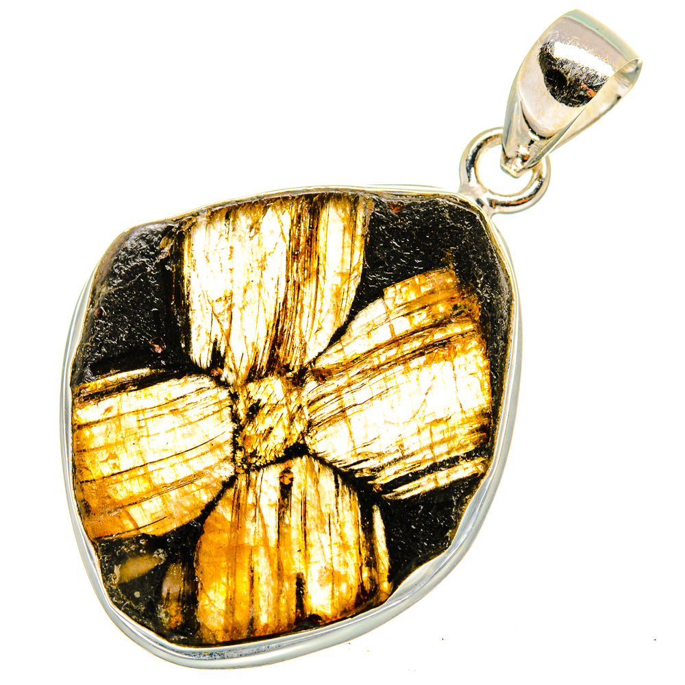 Chiastolite Pendants handcrafted by Anasilvercos - PD10240