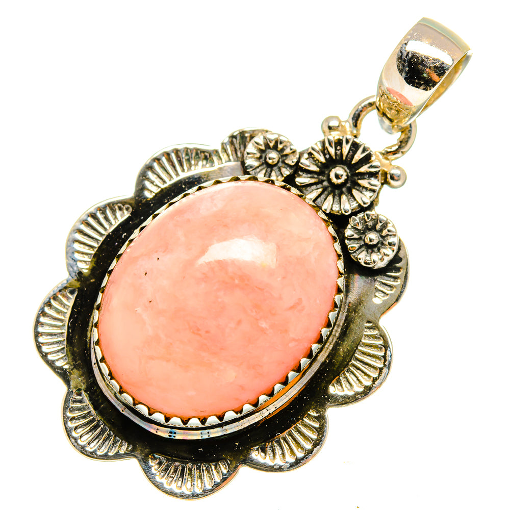 Pink Opal Pendants handcrafted by Anasilvercos - PD10262