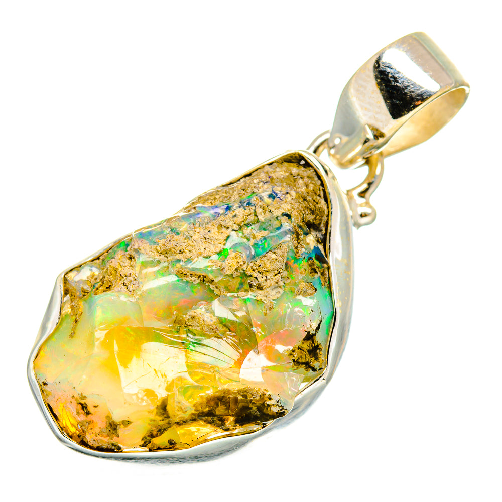 Ethiopian Opal Pendants handcrafted by Anasilvercos - PD10273