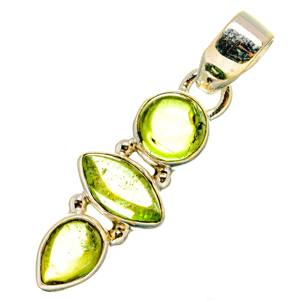 Peridot Pendants handcrafted by Anasilvercos - PD10279