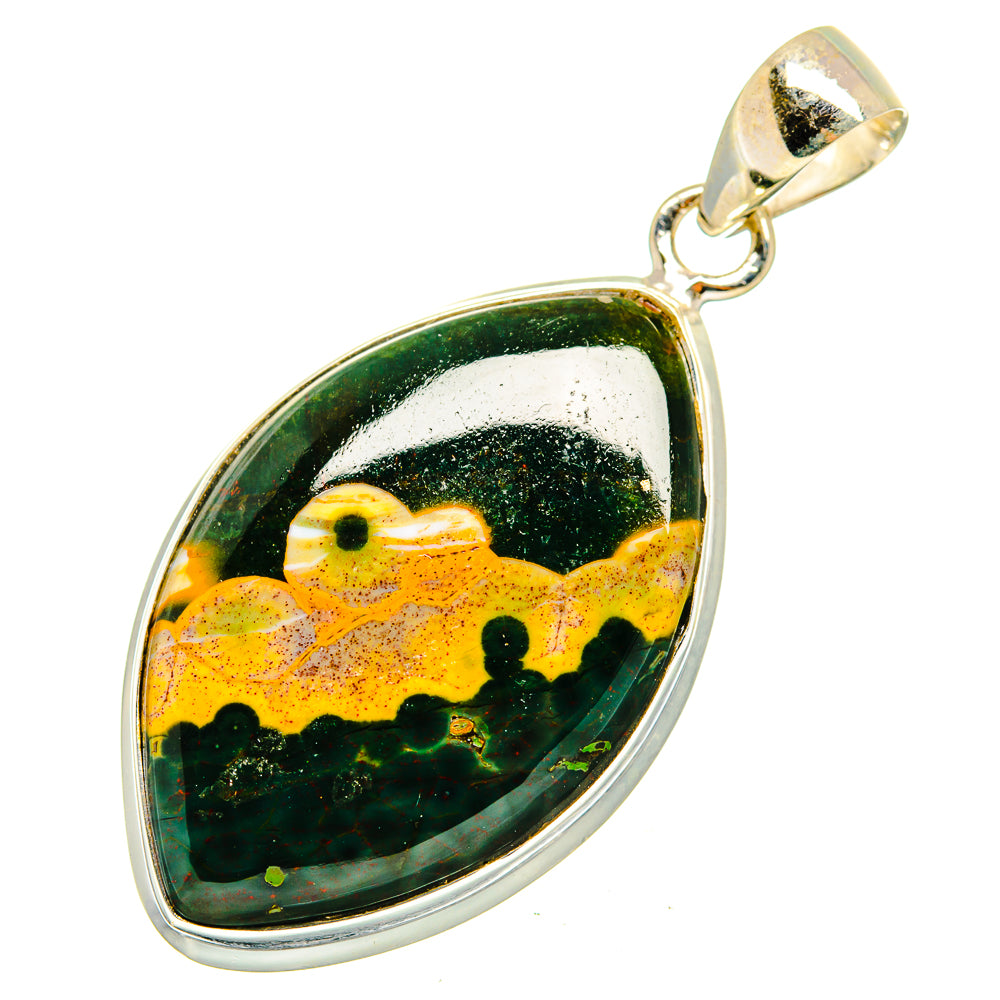 Ocean Jasper Pendants handcrafted by Anasilvercos - PD10280