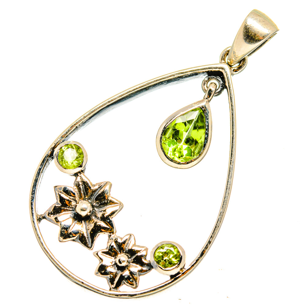 Peridot Pendants handcrafted by Anasilvercos - PD10283