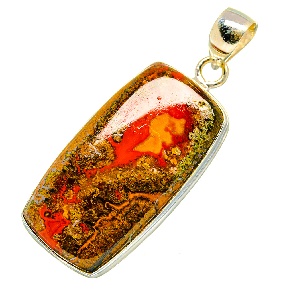 Moroccan Agate Pendants handcrafted by Anasilvercos - PD10285
