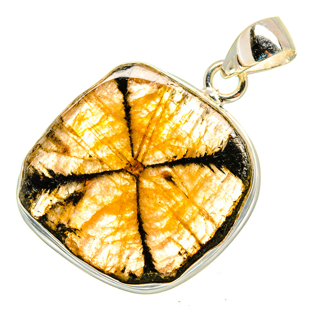 Chiastolite Pendants handcrafted by Anasilvercos - PD10287
