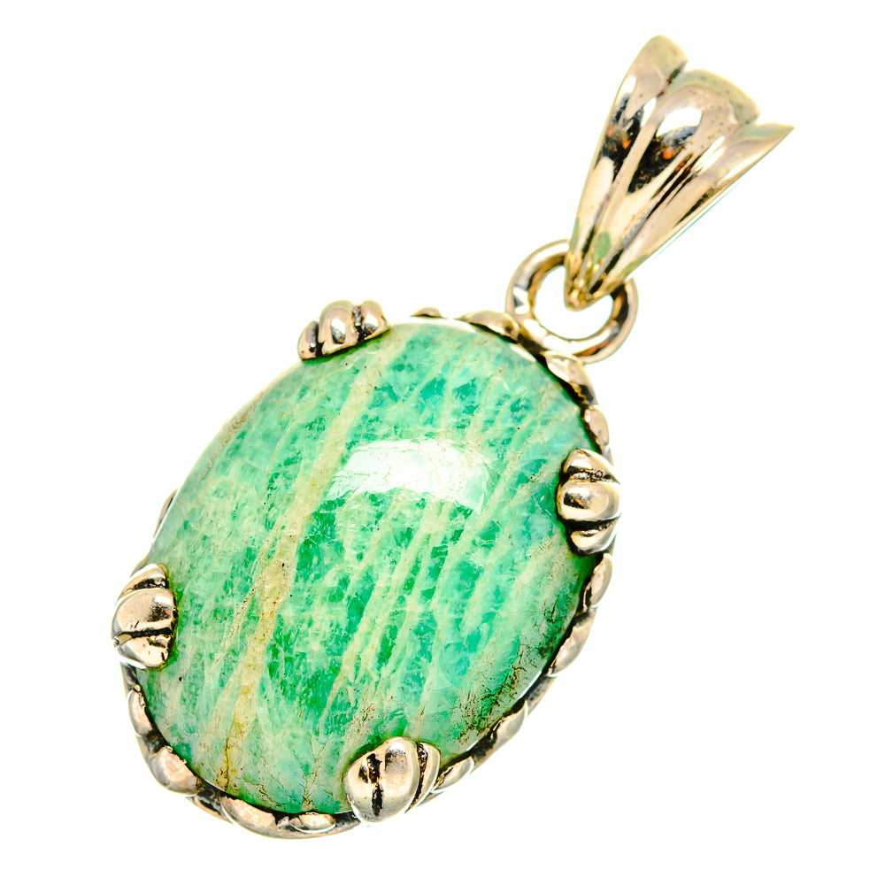 Amazonite Pendants handcrafted by Anasilvercos - PD10290