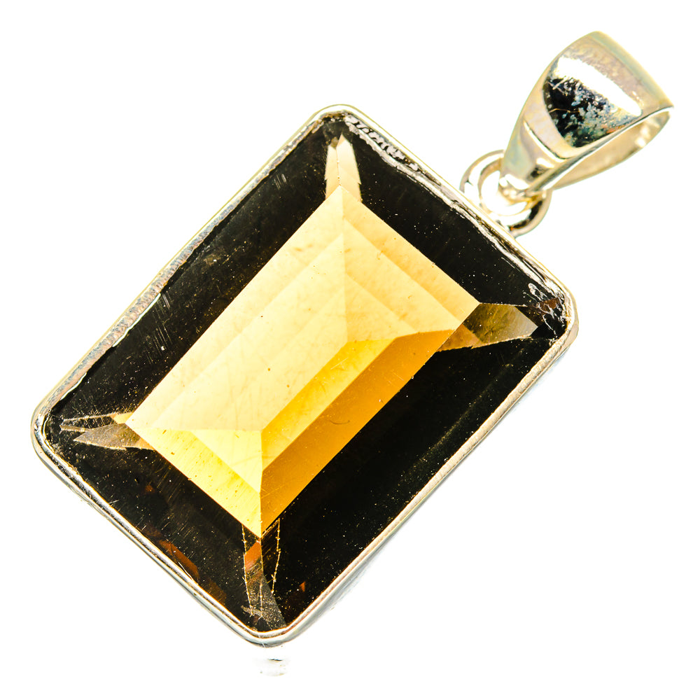 Smoky Quartz Pendants handcrafted by Anasilvercos - PD10291