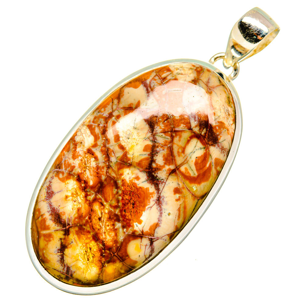 Poppy Jasper Pendants handcrafted by Anasilvercos - PD10292