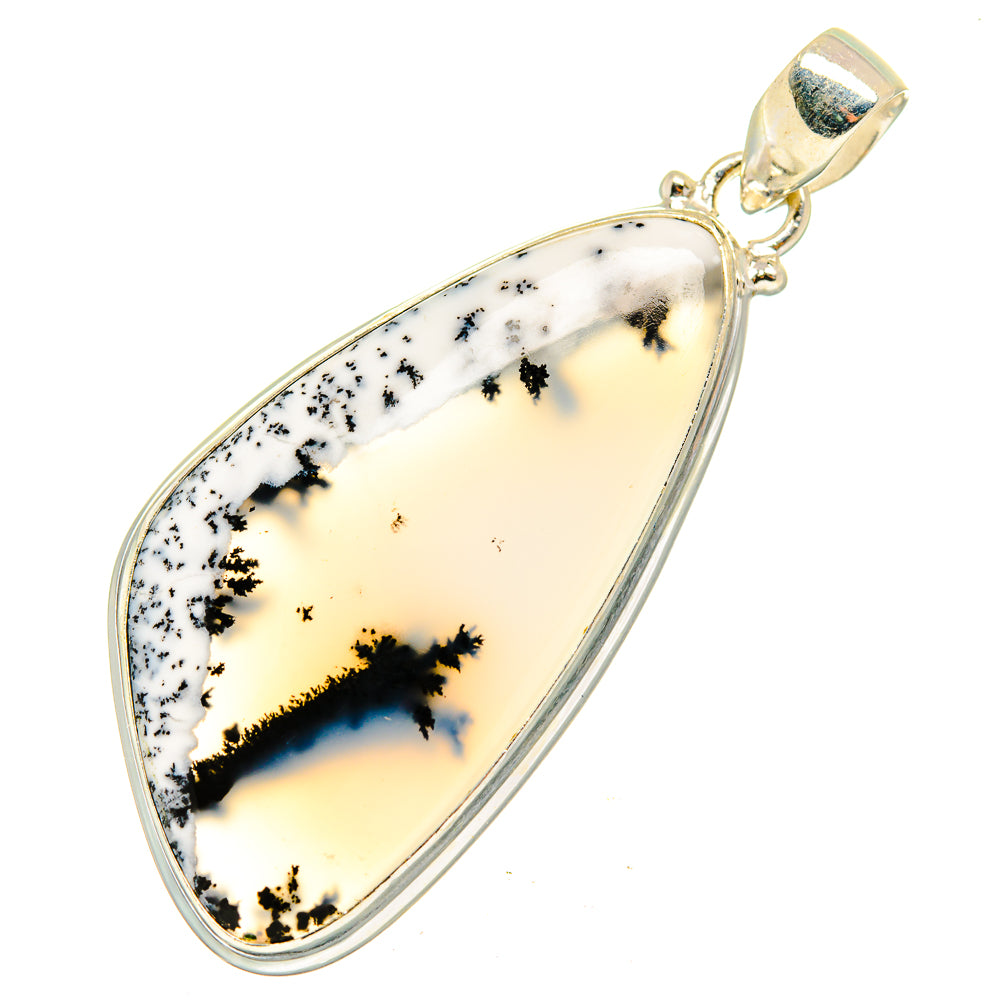 Dendritic Opal Pendants handcrafted by Anasilvercos - PD10296