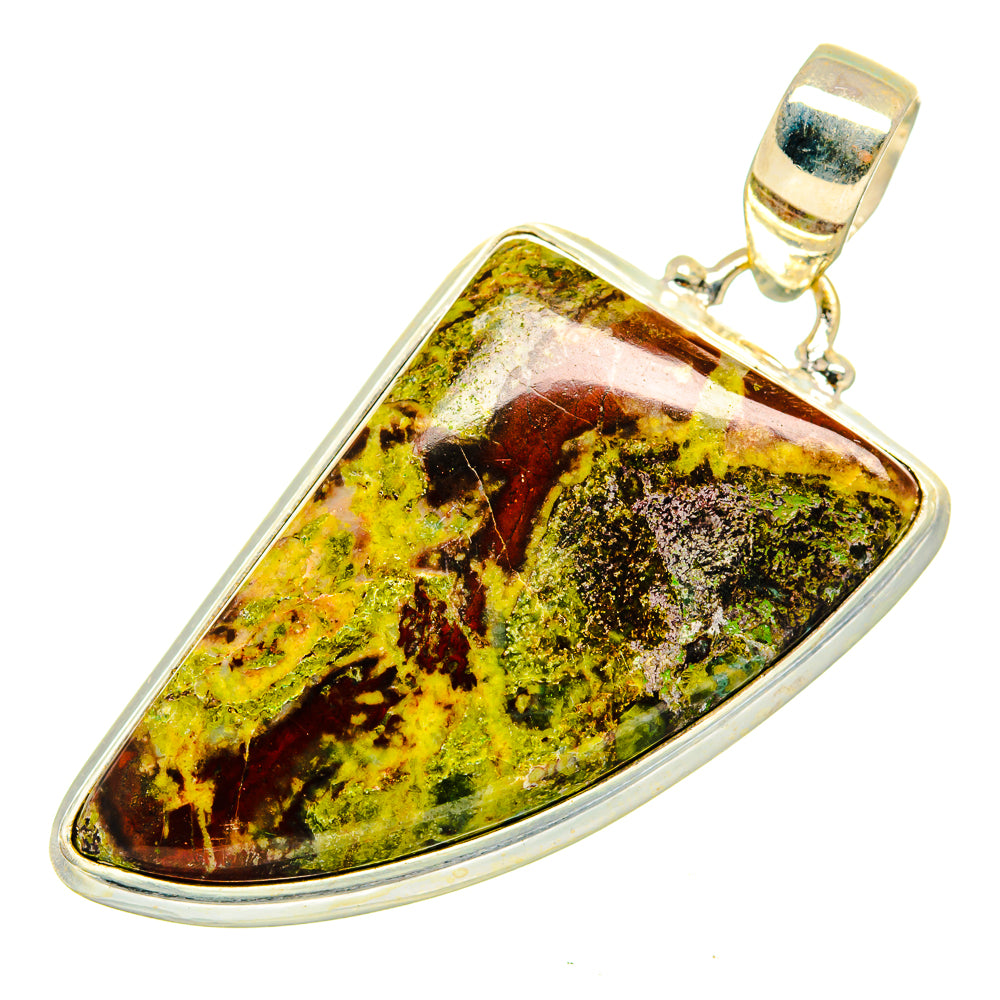 Dragon Blood Jasper Pendants handcrafted by Anasilvercos - PD10297