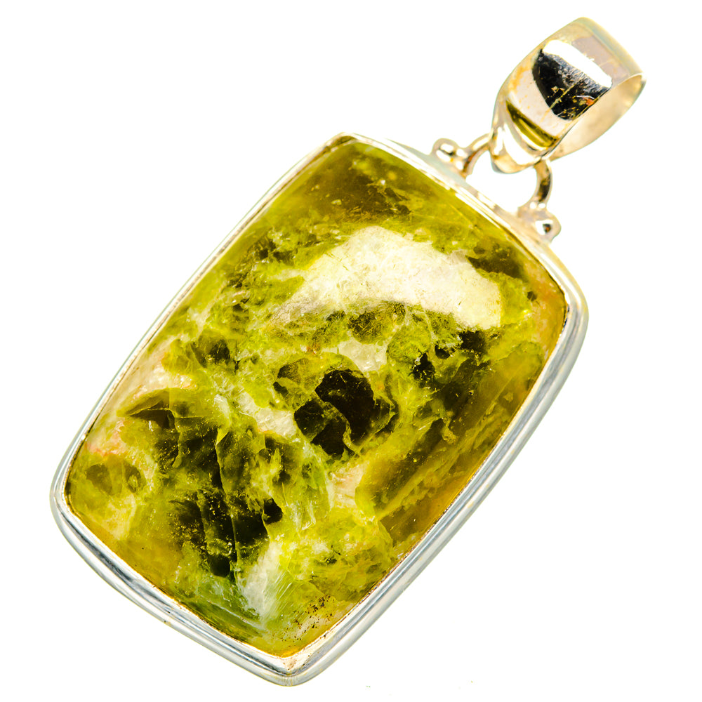 Australian Green Opal Pendants handcrafted by Anasilvercos - PD10324