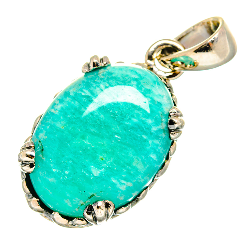 Amazonite Pendants handcrafted by Anasilvercos - PD10329