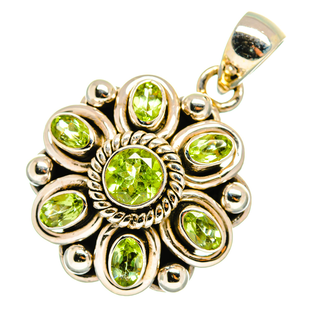 Peridot Pendants handcrafted by Anasilvercos - PD10331