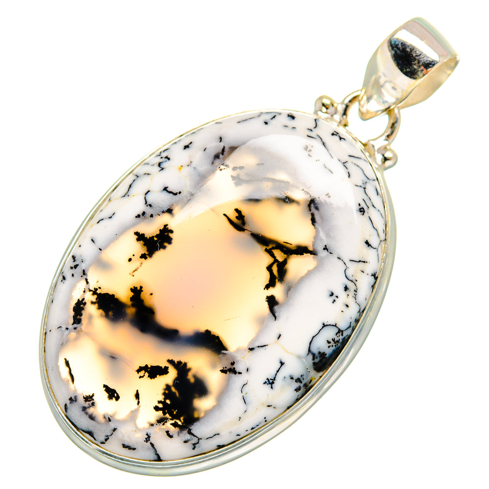 Dendritic Opal Pendants handcrafted by Anasilvercos - PD10332