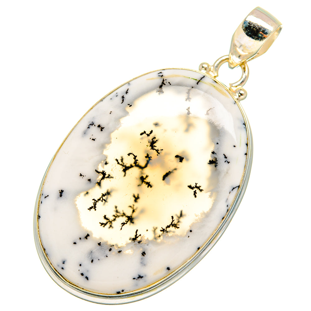 Dendritic Opal Pendants handcrafted by Anasilvercos - PD10333