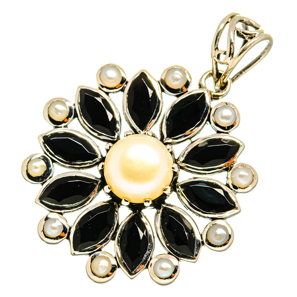 Black Onyx Pendants handcrafted by Anasilvercos - PD10350