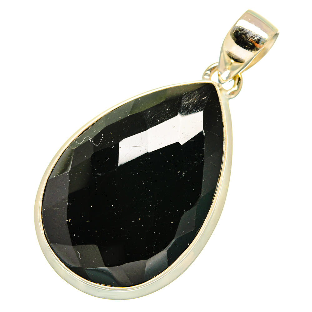 Black Onyx Pendants handcrafted by Anasilvercos - PD10370