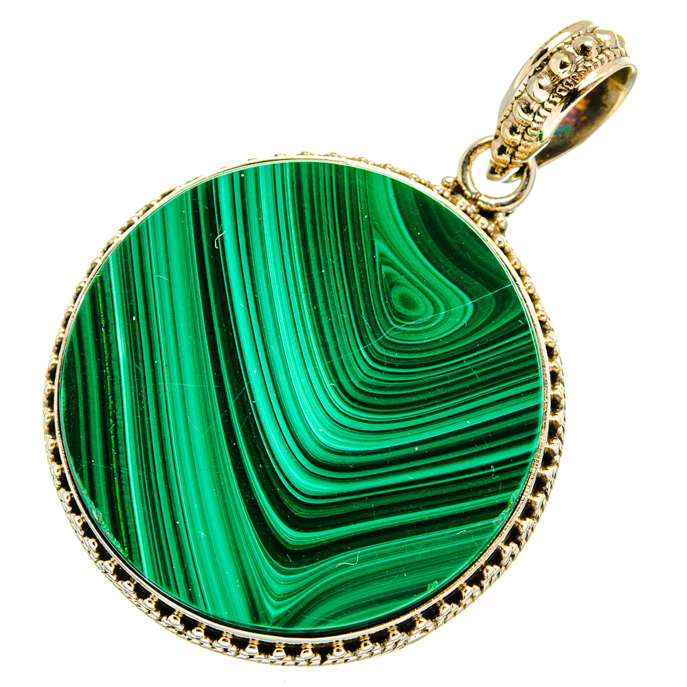 Malachite Pendants handcrafted by Anasilvercos - PD10371