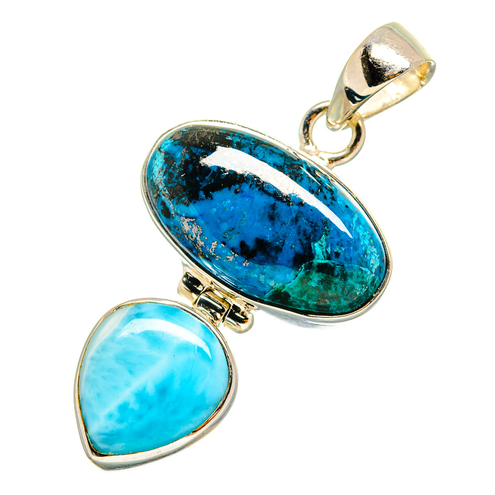 Shattuckite Pendants handcrafted by Anasilvercos - PD10373