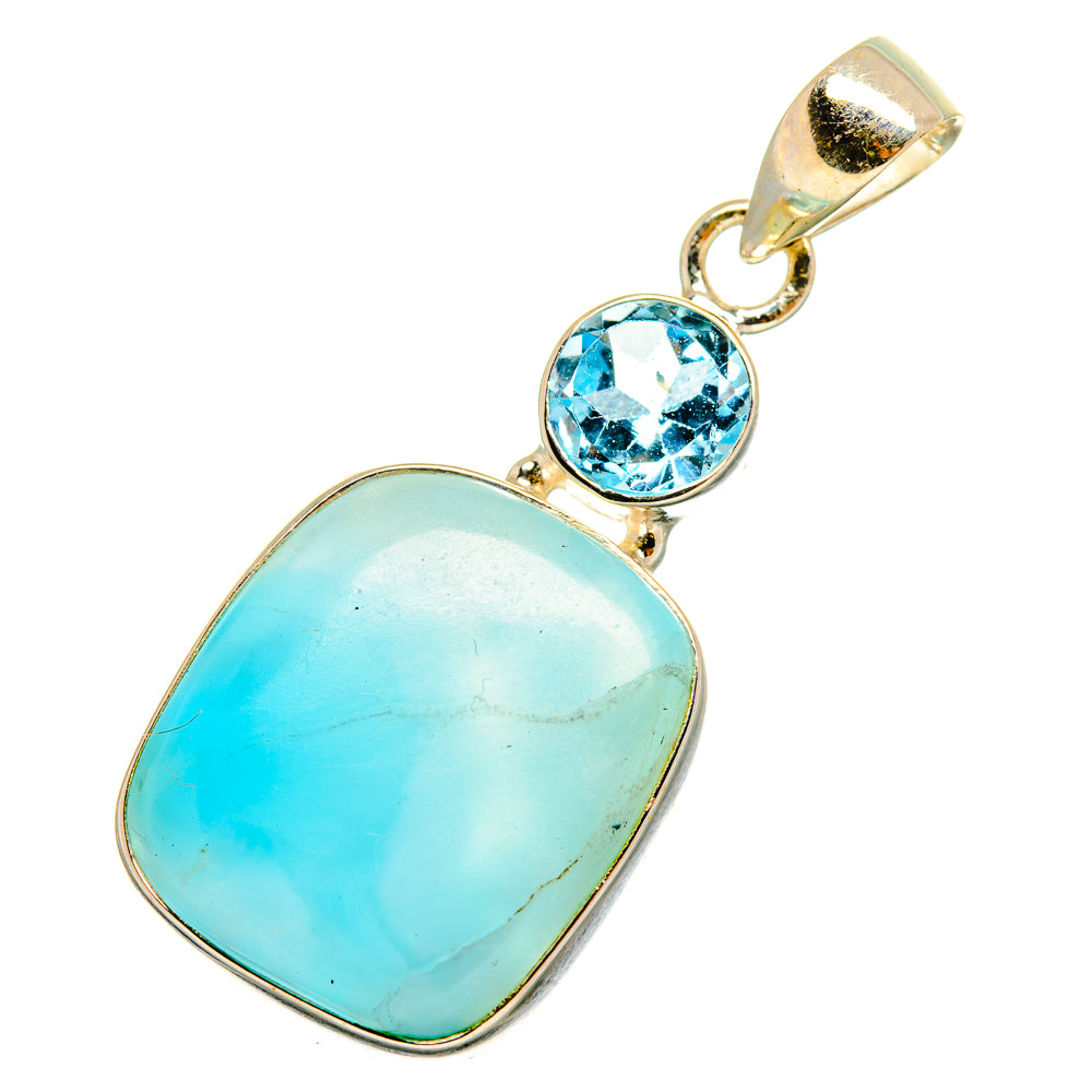 Larimar Pendants handcrafted by Anasilvercos - PD10377