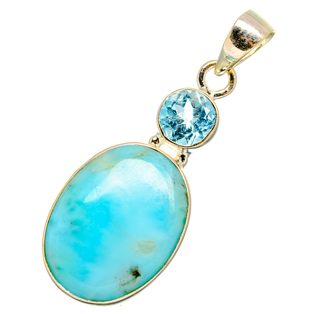 Larimar Pendants handcrafted by Anasilvercos - PD10379