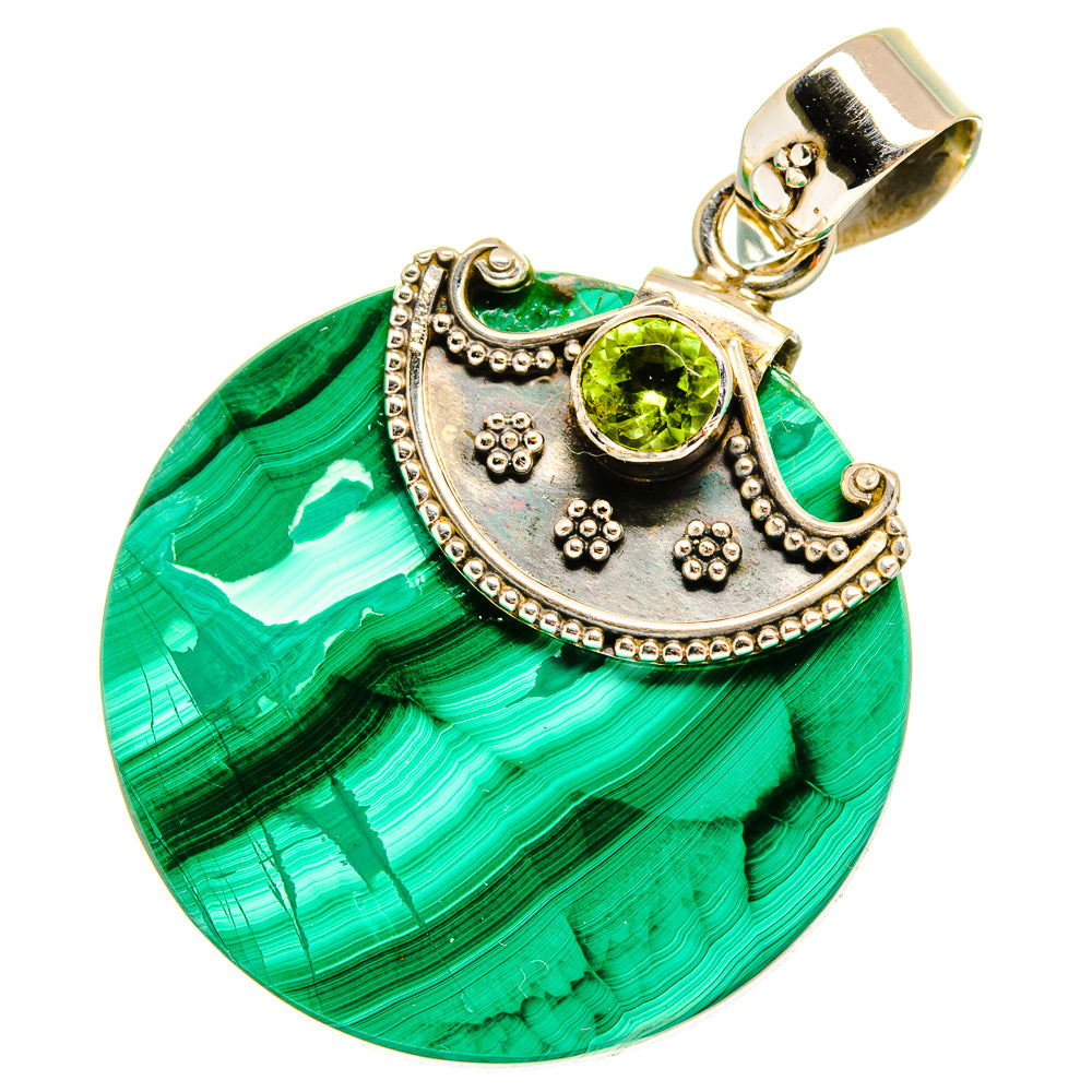 Malachite Pendants handcrafted by Anasilvercos - PD10401