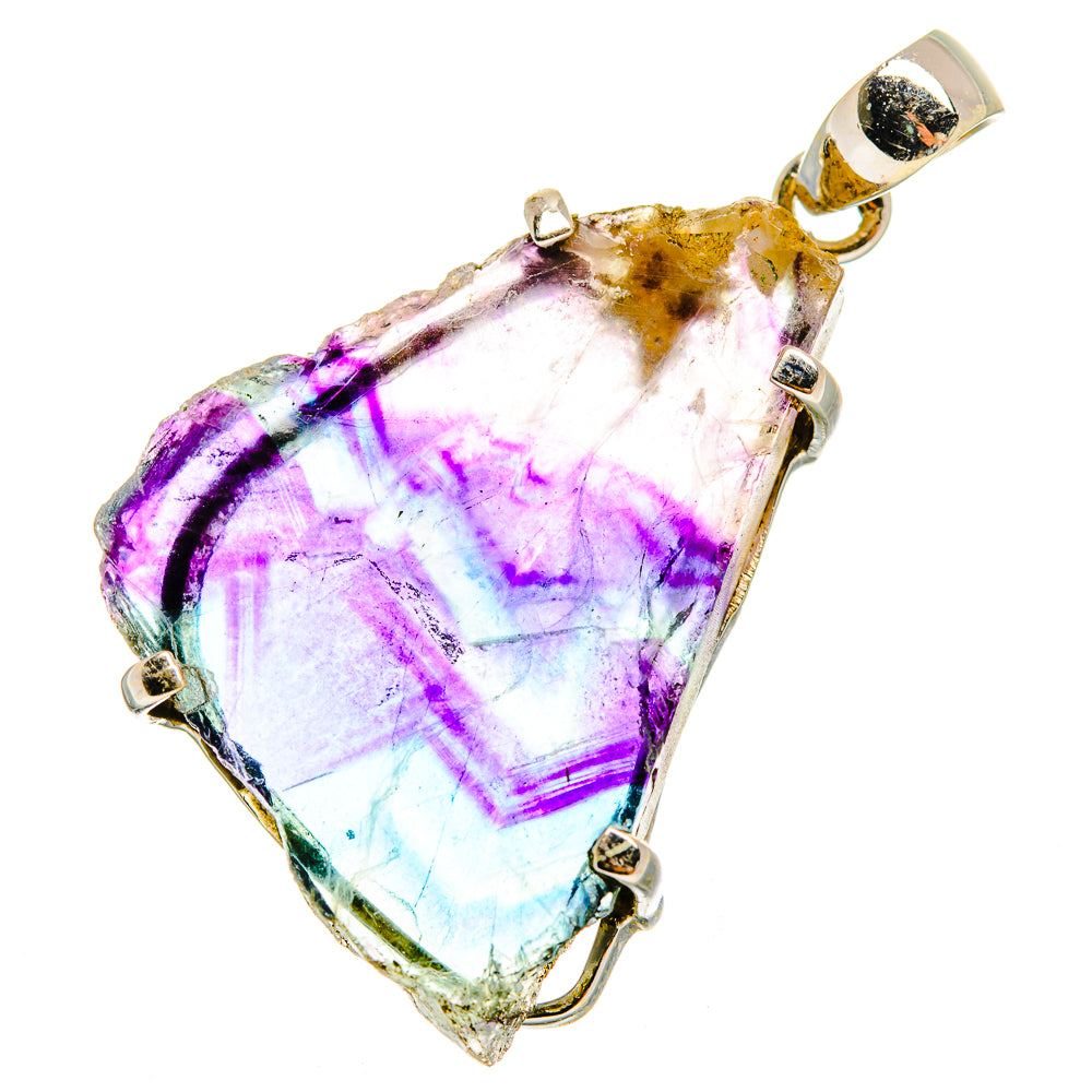 Fluorite Pendants handcrafted by Anasilvercos - PD10412